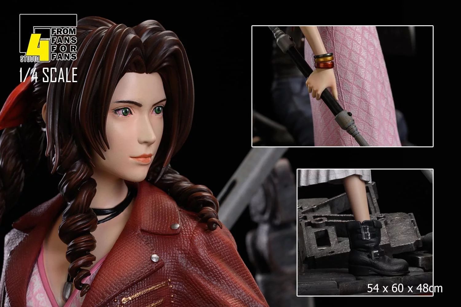 Final Fantasy 7 Remake Cloud, Aerith, Tifa Diorama GK Resin Statue