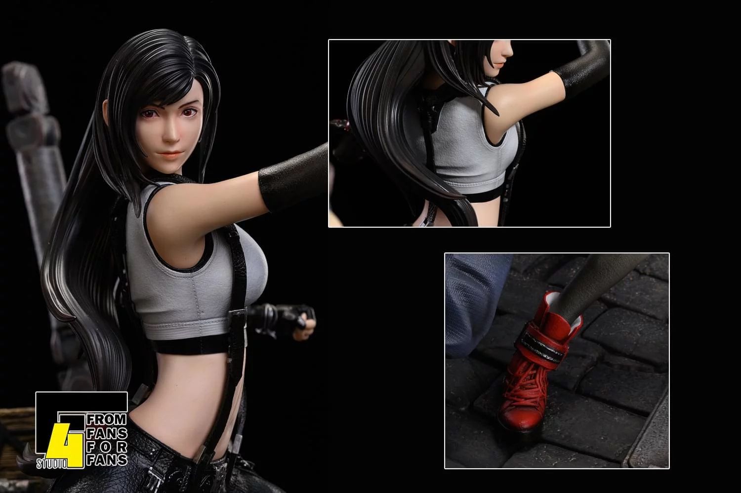 Final Fantasy 7 Remake Cloud, Aerith, Tifa Diorama GK Resin Statue