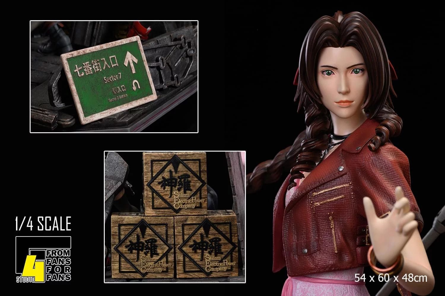 Final Fantasy 7 Remake Cloud, Aerith, Tifa Diorama GK Resin Statue