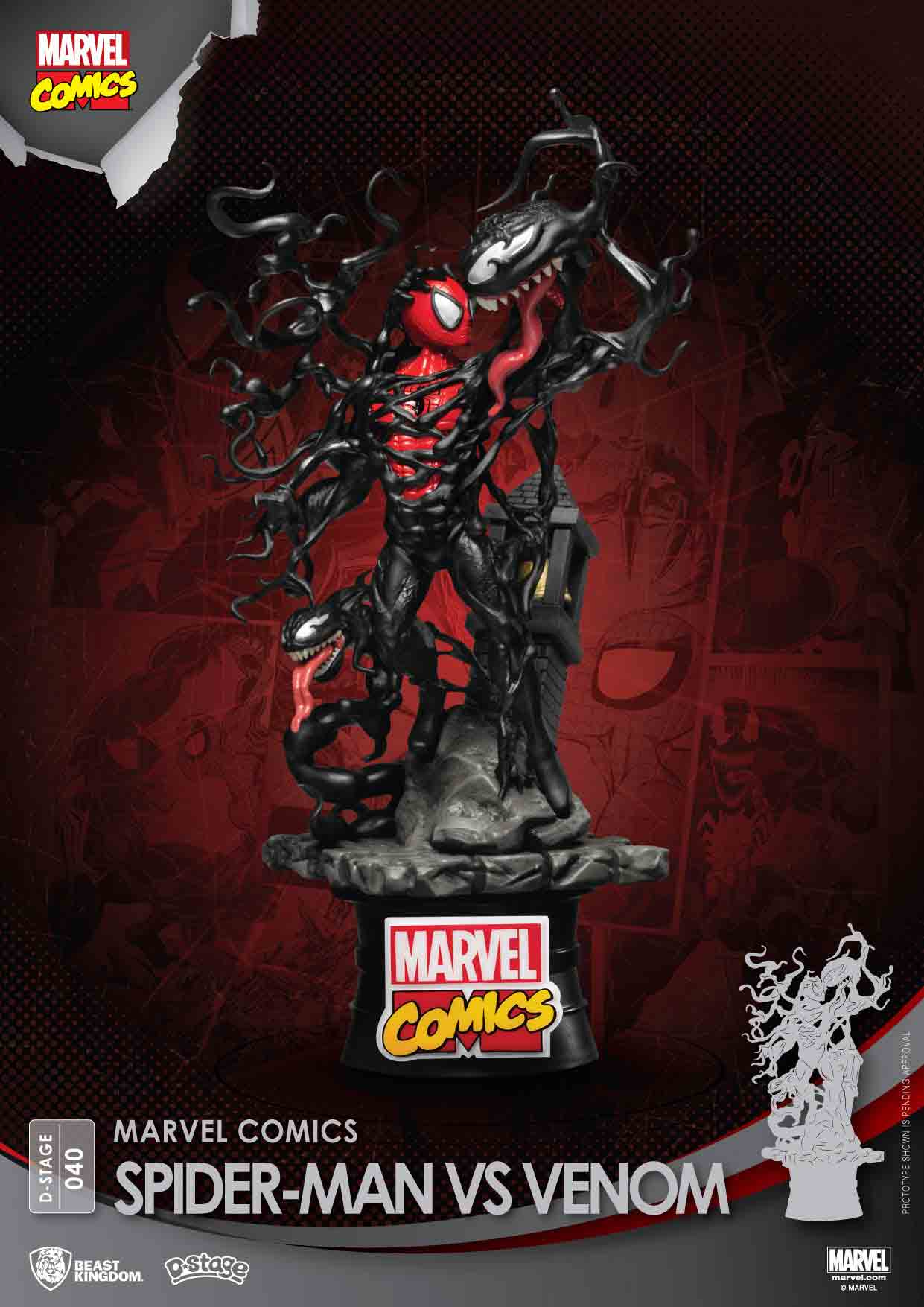 Marvel Comics Spider Man vs Venom - DS-040 (D-Stage 040)