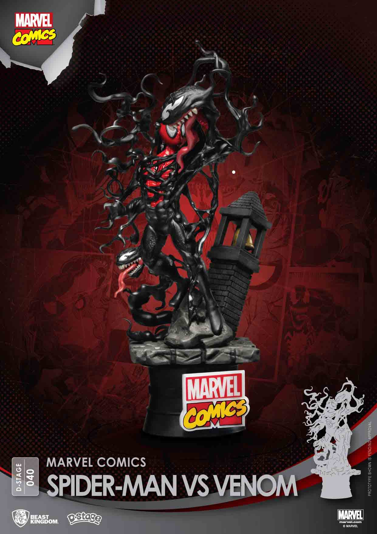 Marvel Comics Spider Man vs Venom - DS-040 (D-Stage 040)