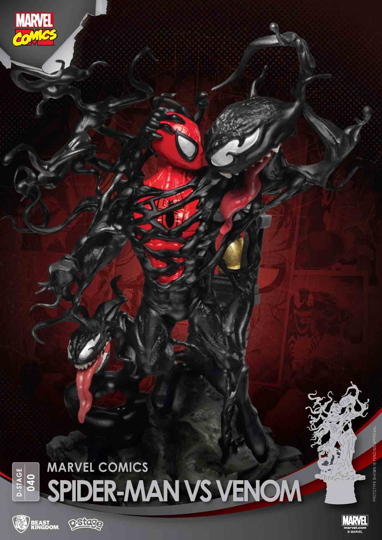 Marvel Comics Spider Man vs Venom - DS-040 (D-Stage 040)