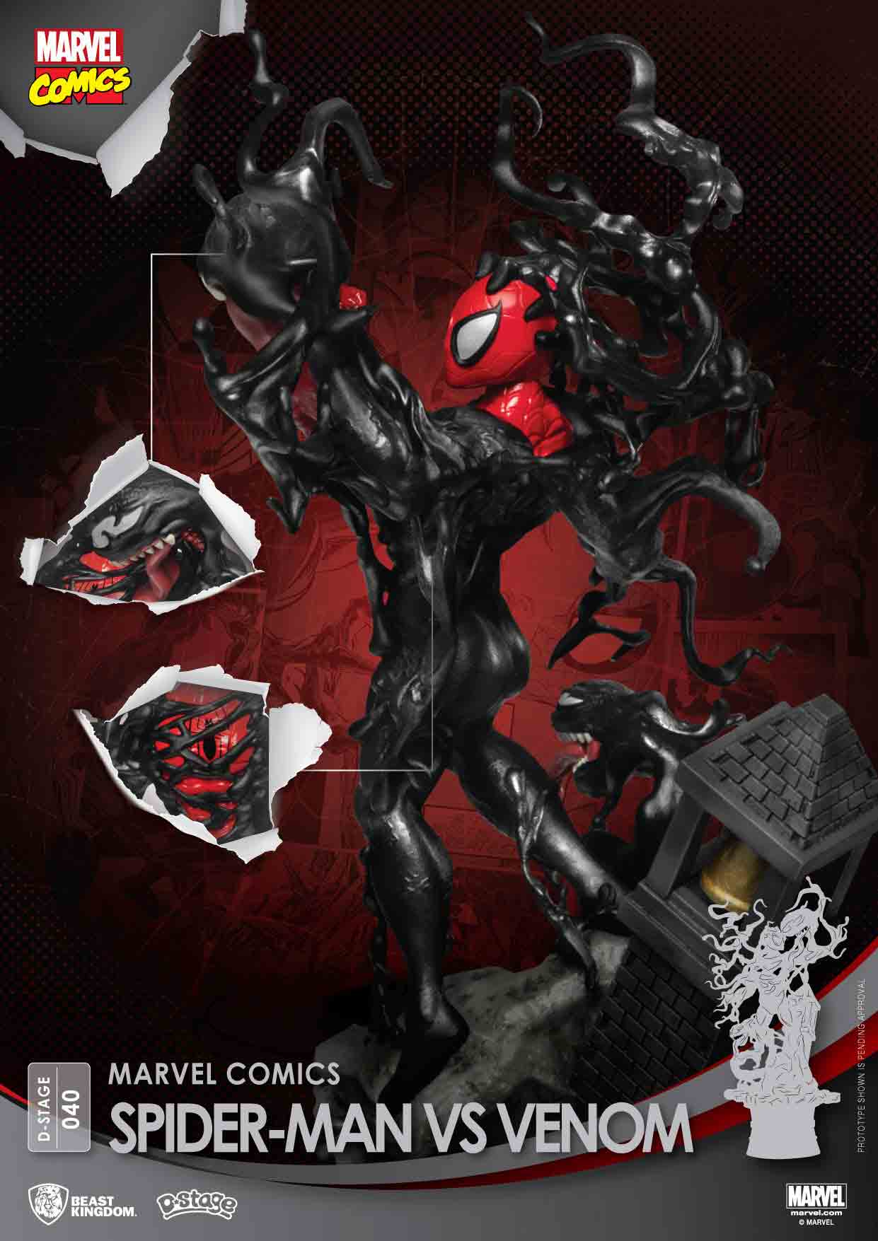 Marvel Comics Spider Man vs Venom - DS-040 (D-Stage 040)