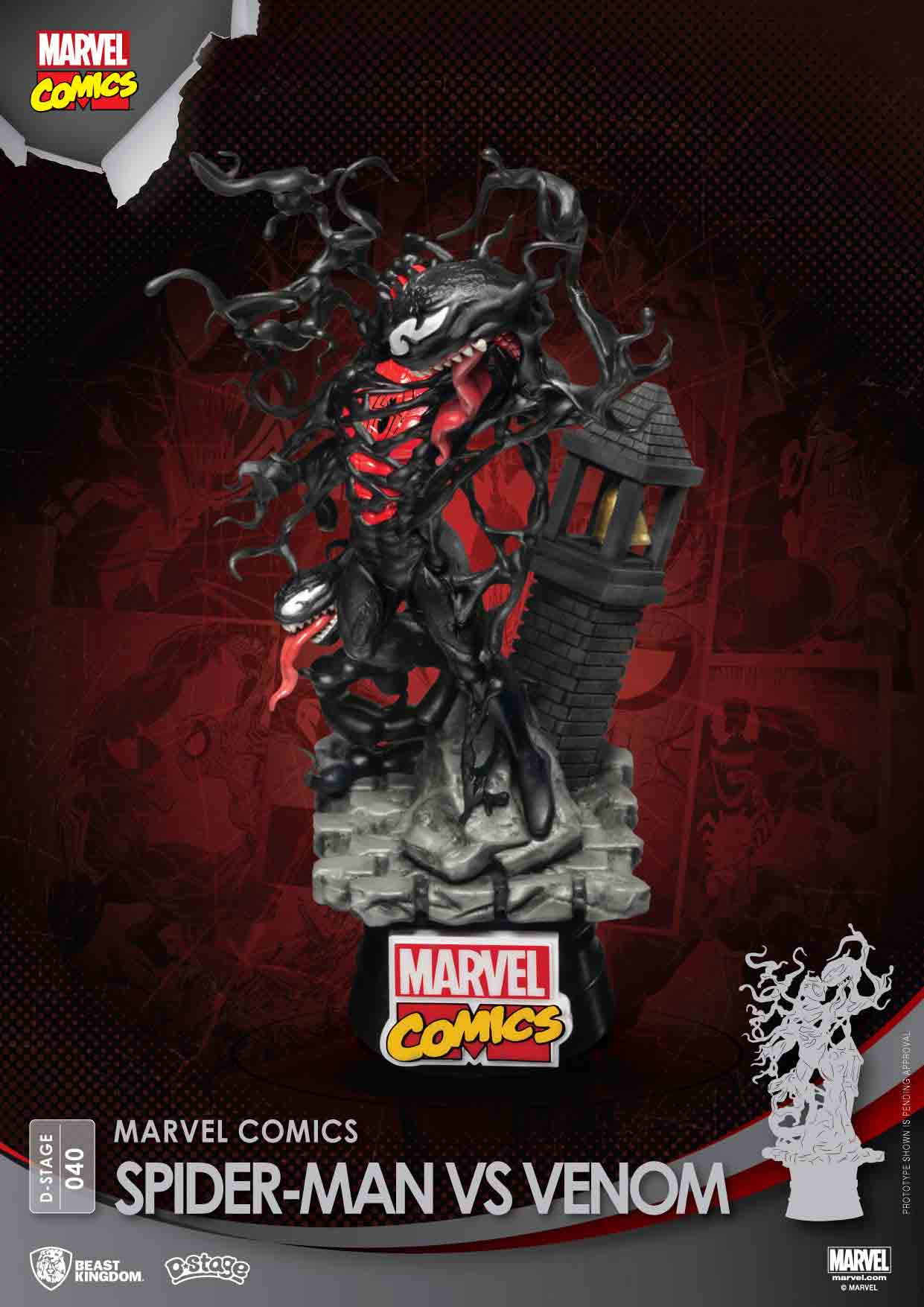 Marvel Comics Spider Man vs Venom - DS-040 (D-Stage 040)