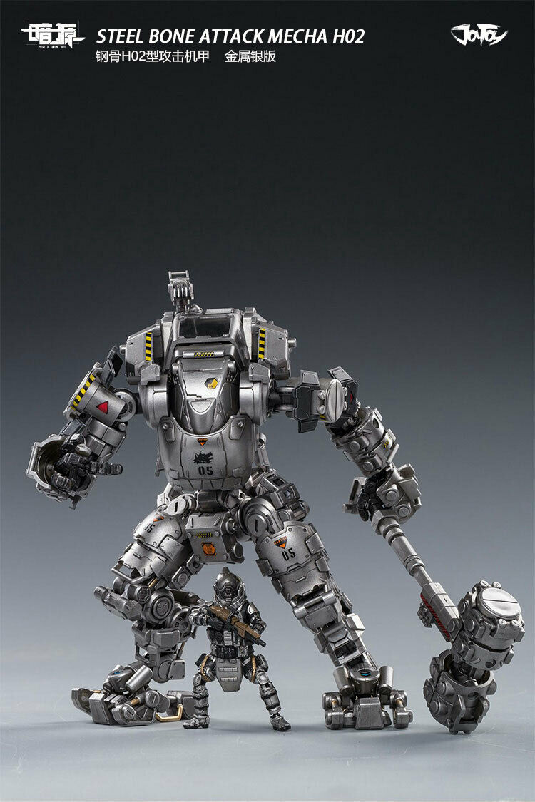 STEEL BONE ATTACK MECHA H02 (Silver)