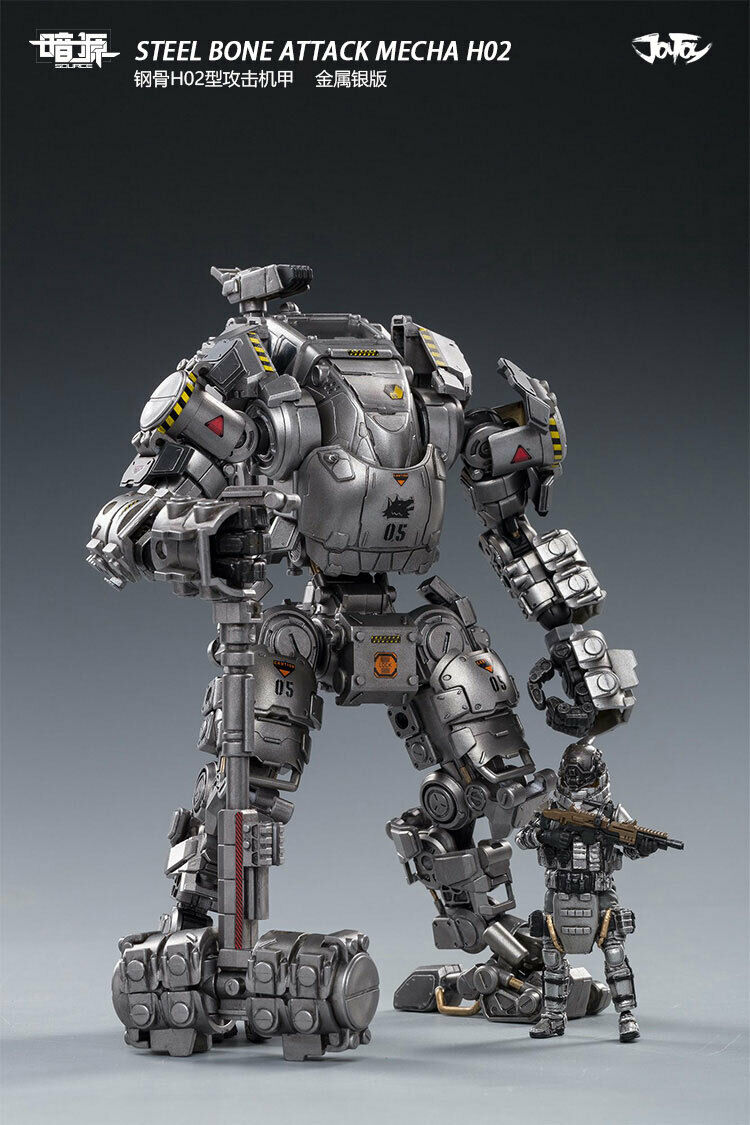 STEEL BONE ATTACK MECHA H02 (Silver)