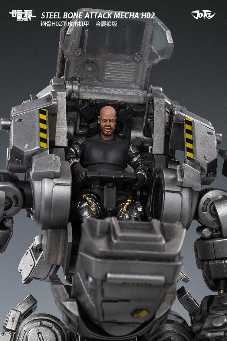 STEEL BONE ATTACK MECHA H02 (Silver)