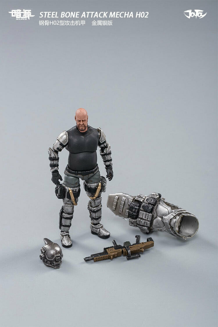 STEEL BONE ATTACK MECHA H02 (Silver)