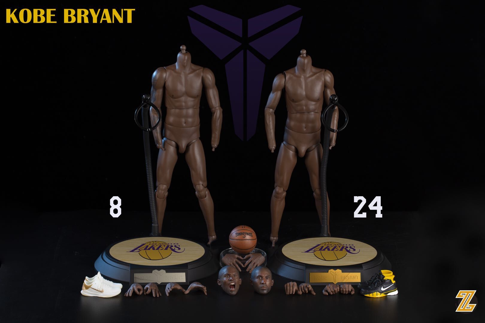 1/6 Kobe Basketball Action Figure