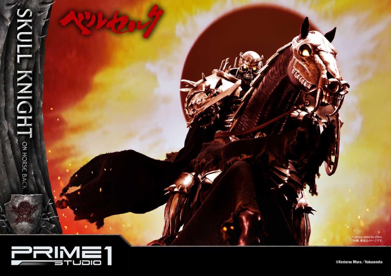 Berserk Skull Knight on horseback