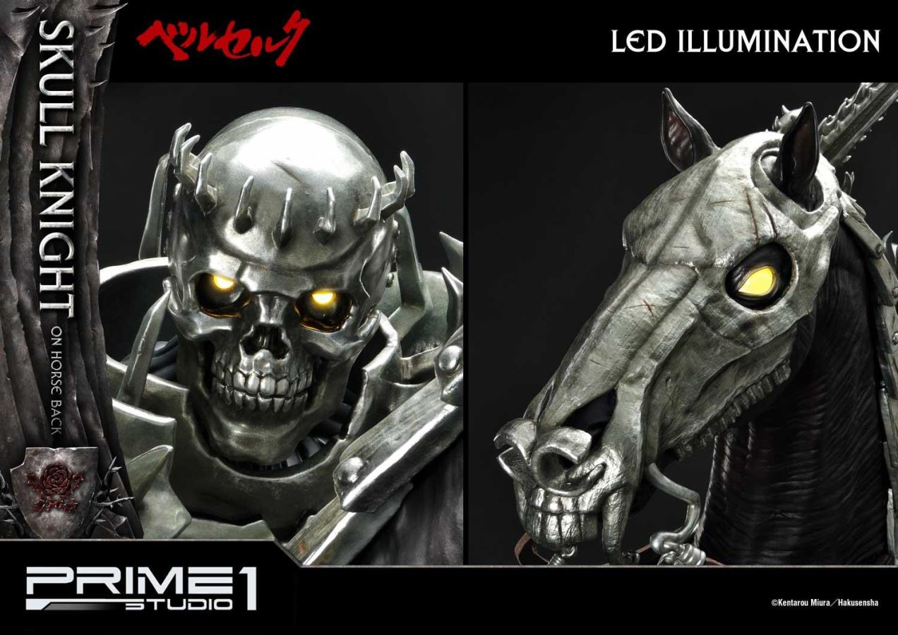 Berserk Skull Knight on horseback