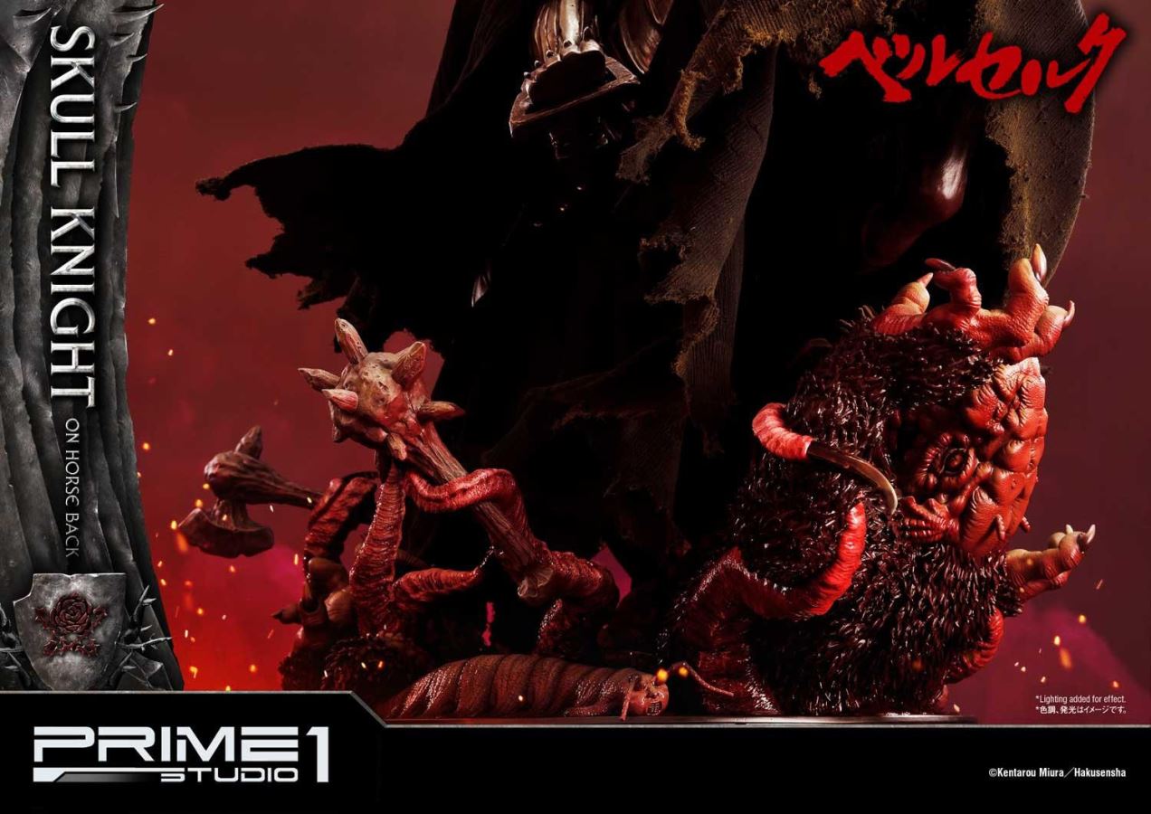 Berserk Skull Knight on horseback