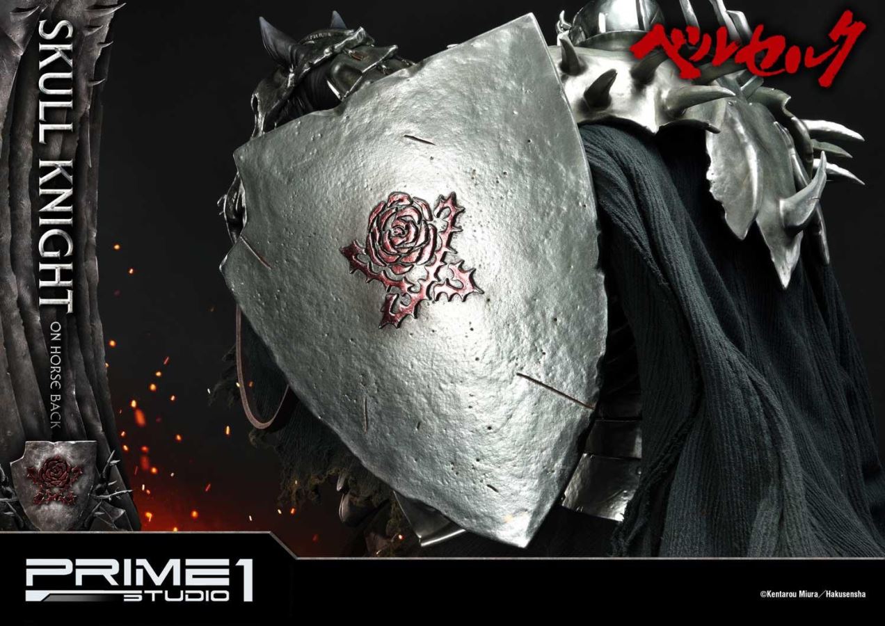 Berserk Skull Knight on horseback