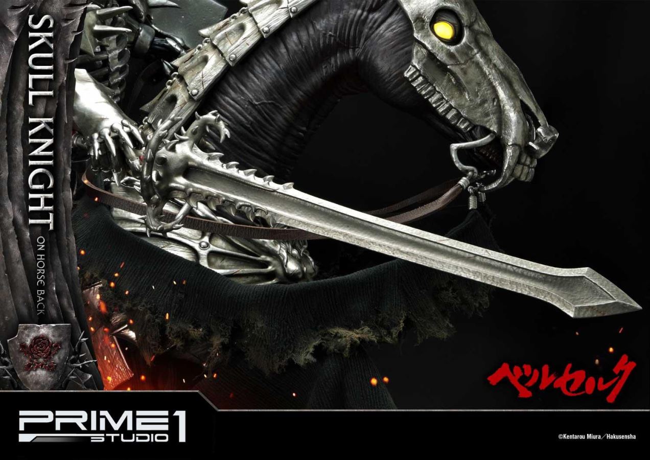 Berserk Skull Knight on horseback