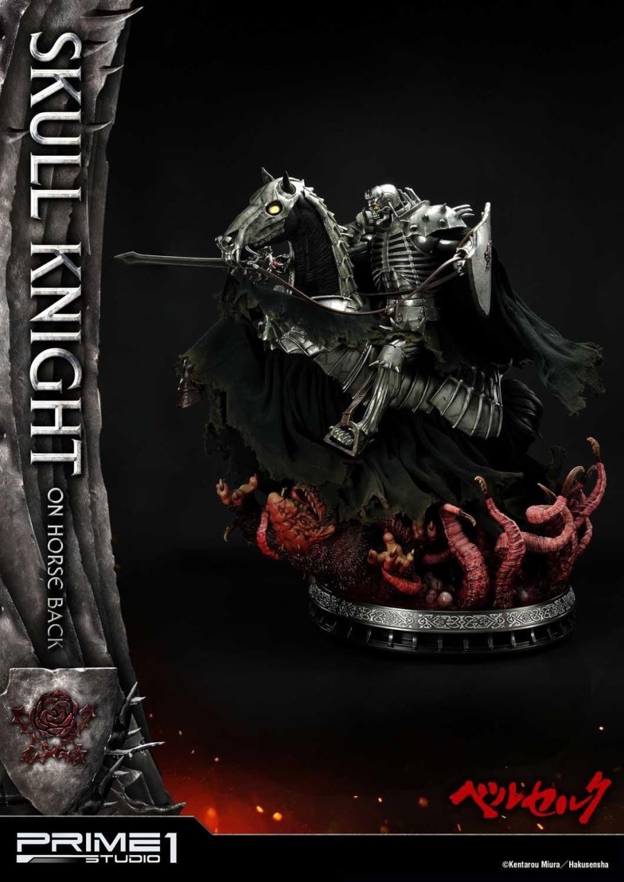 Berserk Skull Knight on horseback