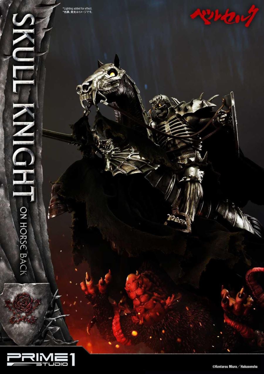 Berserk Skull Knight on horseback