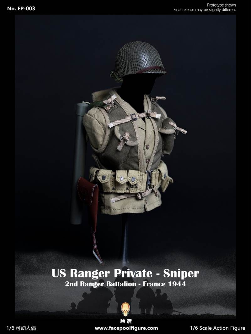 1/6 World War II US Army Ranger Sniper-French 1944