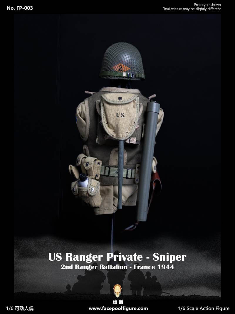 1/6 World War II US Army Ranger Sniper-French 1944