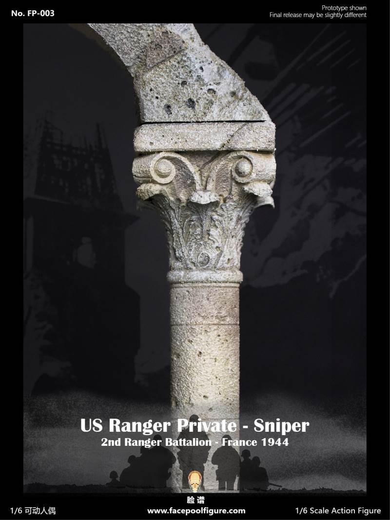 1/6 World War II US Army Ranger Sniper-French 1944