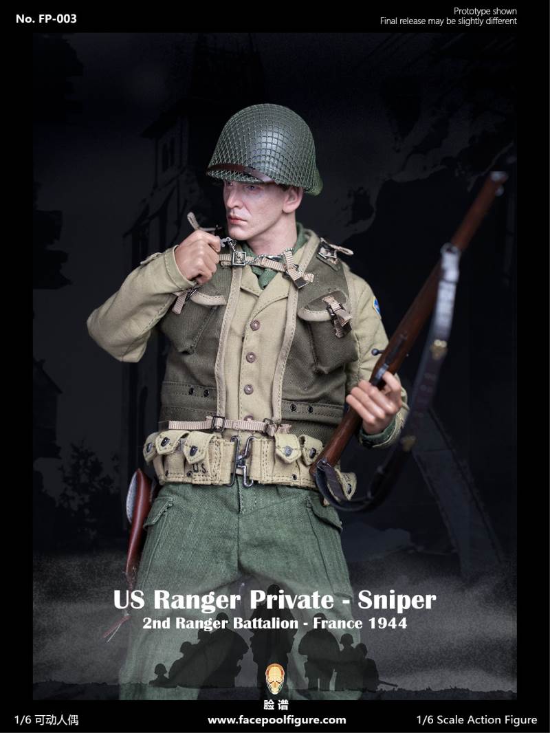 1/6 World War II US Army Ranger Sniper-French 1944