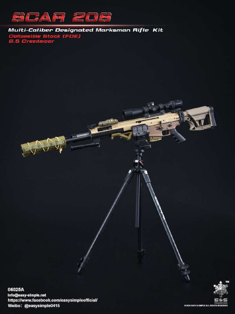 1/6 SCAR 20S series weapon