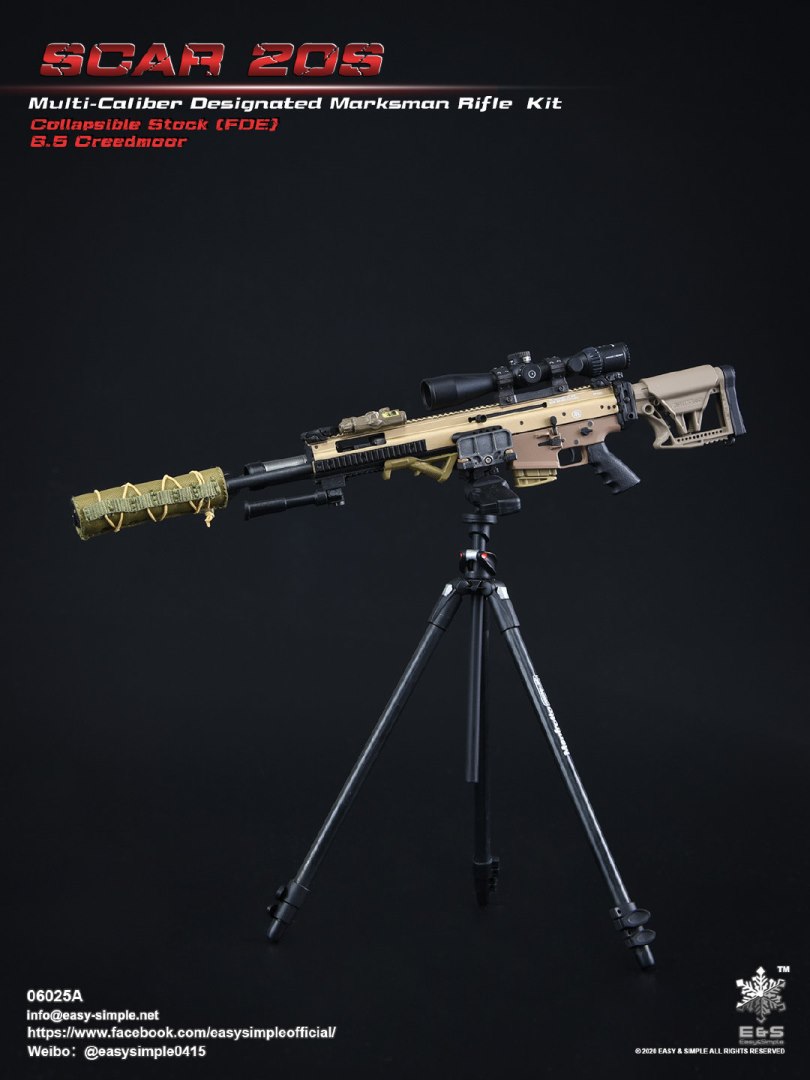 1/6 SCAR 20S series weapon