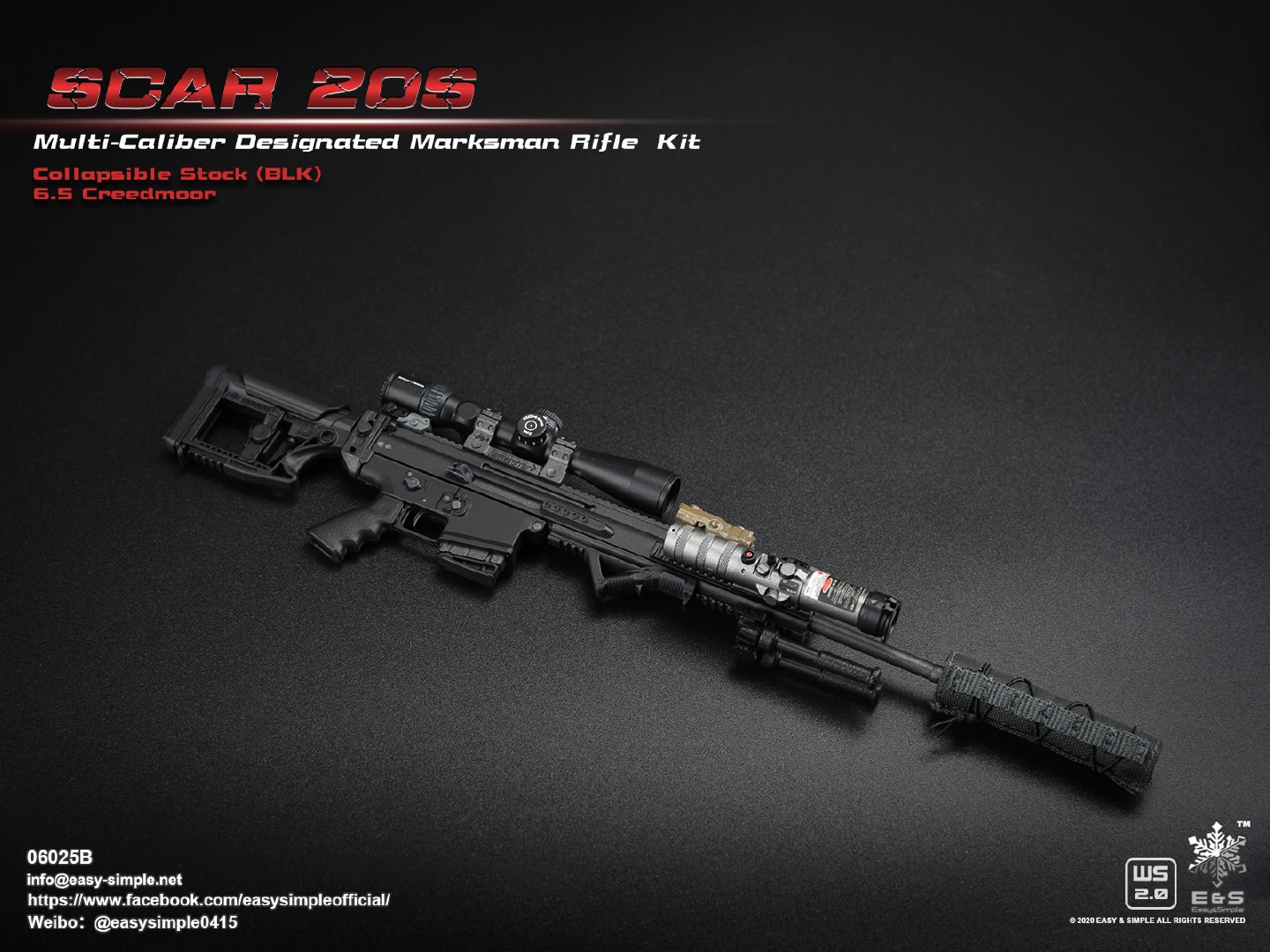 1/6 SCAR 20S series weapon