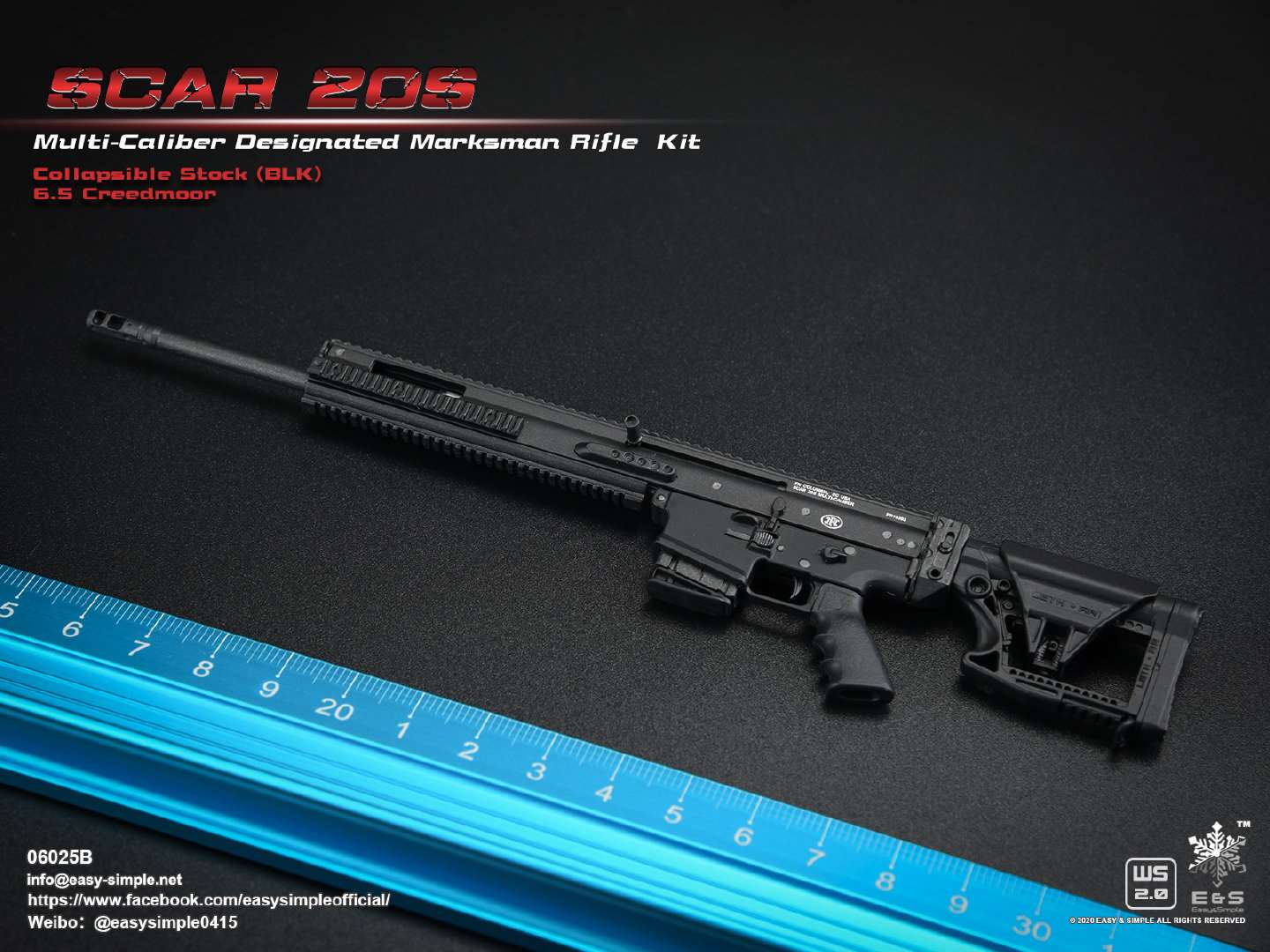 1/6 SCAR 20S series weapon