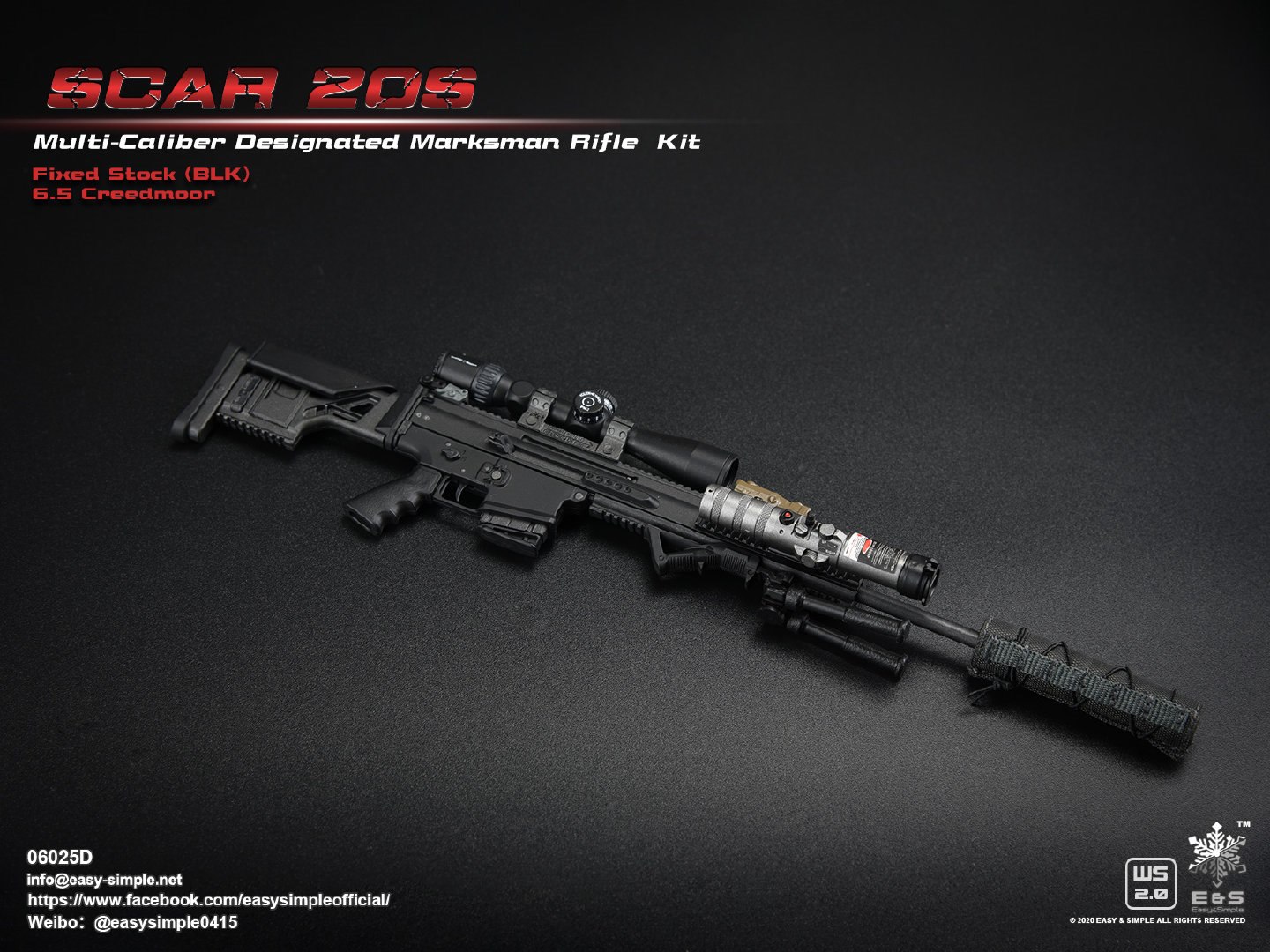 1/6 SCAR 20S series weapon