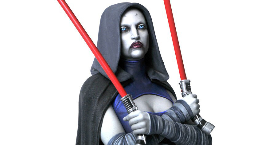 Star Wars: The Clone Wars - Asajj Ventress Mini Bust 1/6