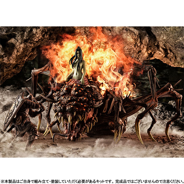 Game Piece Collection DARK SOULS Elite Knight & Chaos Witch Quelaag Unpainted Assembly Kit