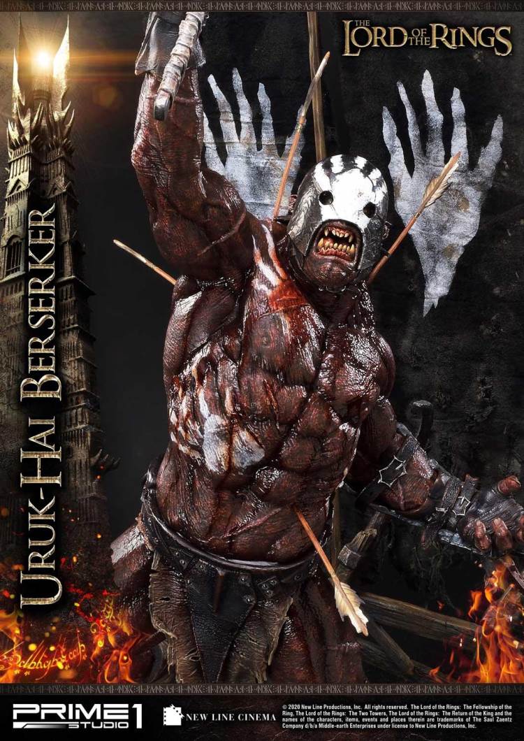The Lord of the Rings: The Two Tower Uruk-Hai Berserker Deluxe Version