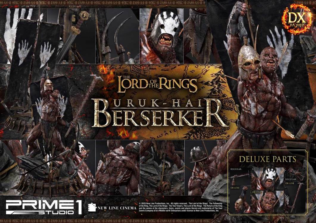The Lord of the Rings: The Two Tower Uruk-Hai Berserker Deluxe Version