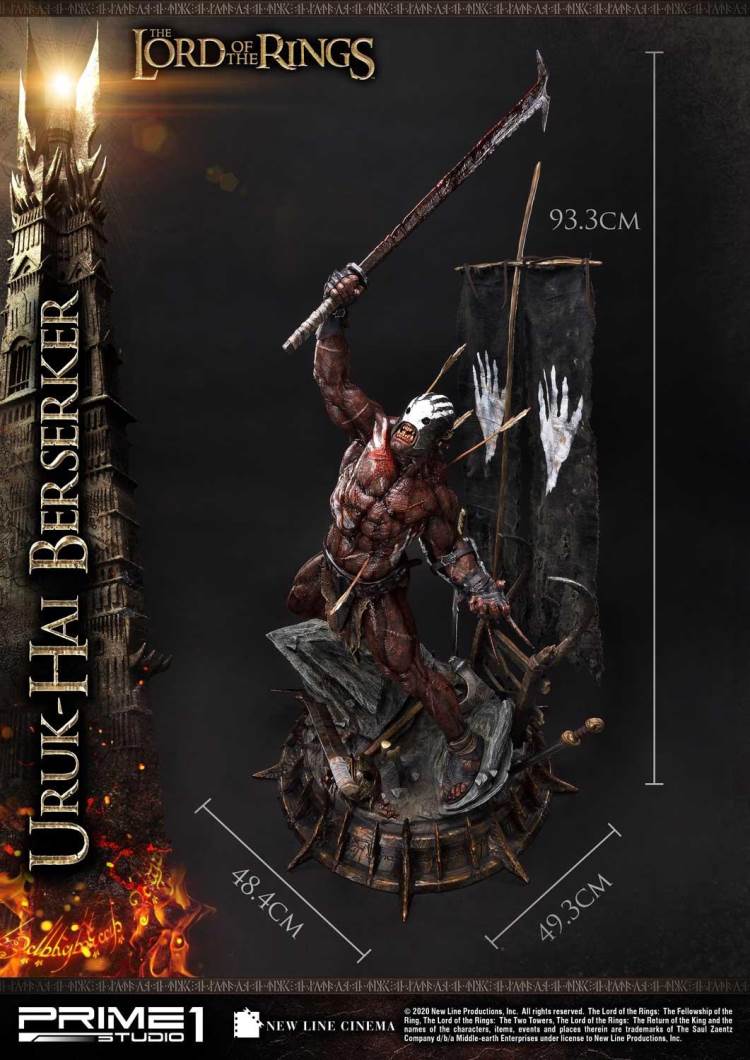 The Lord of the Rings: The Two Tower Uruk-Hai Berserker Deluxe Version