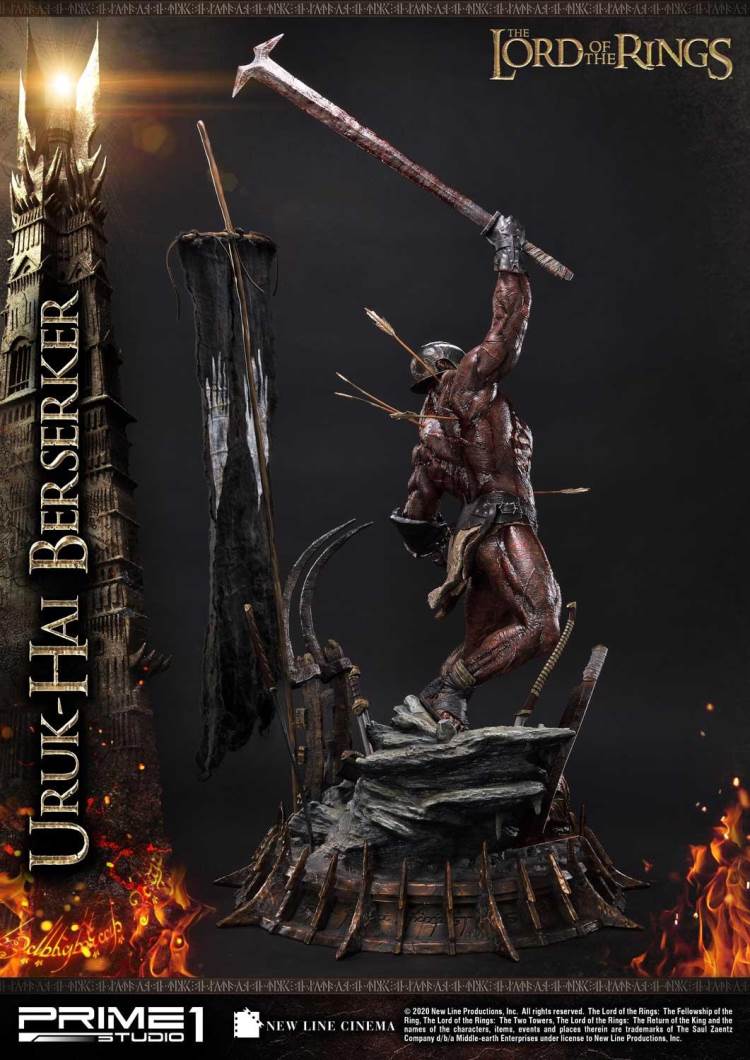 The Lord of the Rings: The Two Tower Uruk-Hai Berserker Deluxe Version