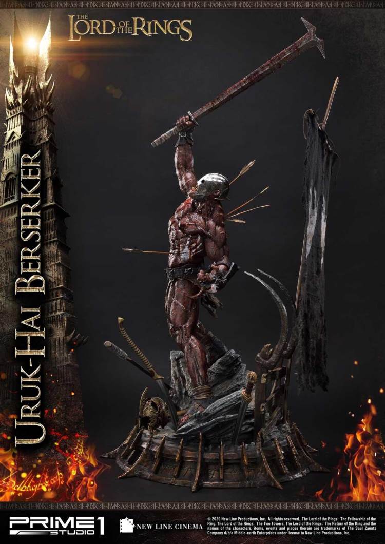 The Lord of the Rings: The Two Tower Uruk-Hai Berserker Deluxe Version
