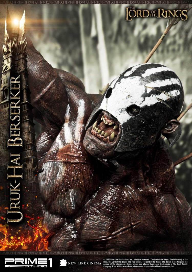 The Lord of the Rings: The Two Tower Uruk-Hai Berserker Deluxe Version