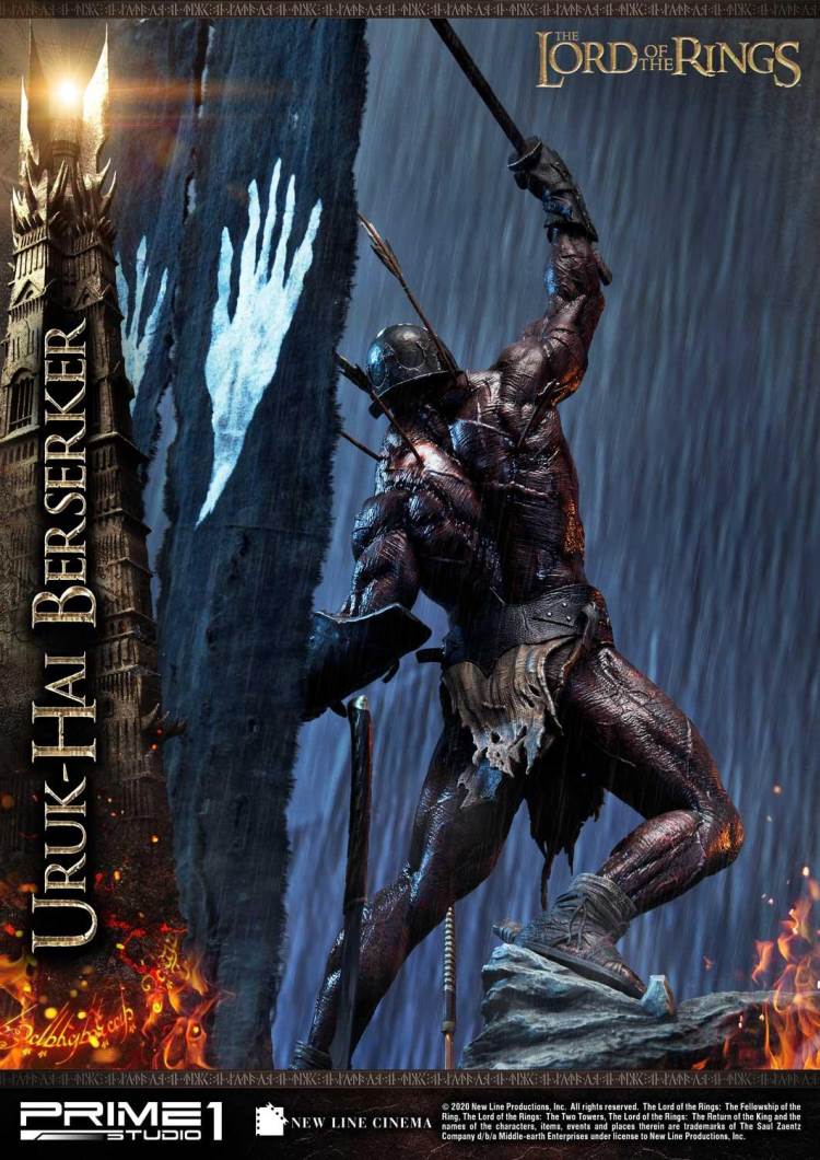 The Lord of the Rings: The Two Tower Uruk-Hai Berserker Deluxe Version
