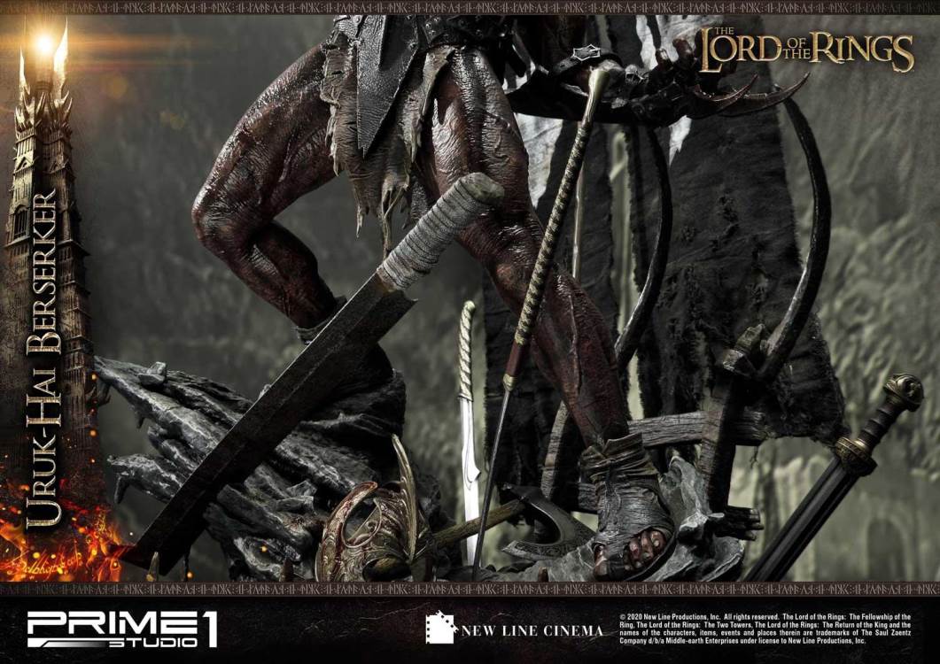 The Lord of the Rings: The Two Tower Uruk-Hai Berserker Deluxe Version