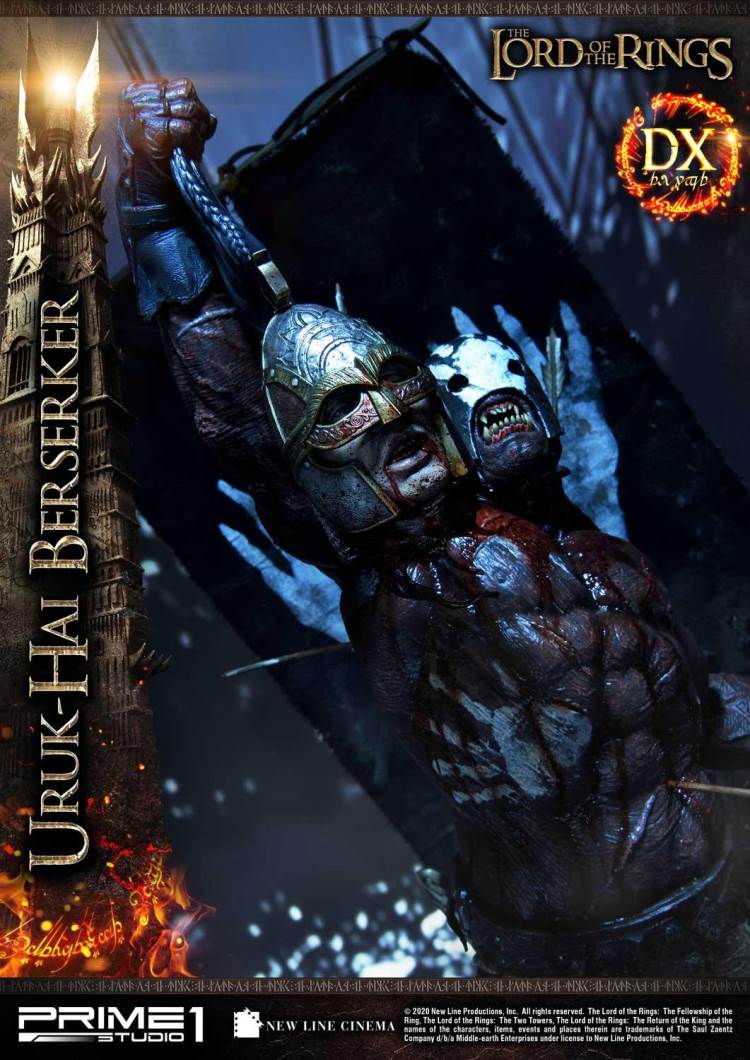 The Lord of the Rings: The Two Tower Uruk-Hai Berserker Deluxe Version