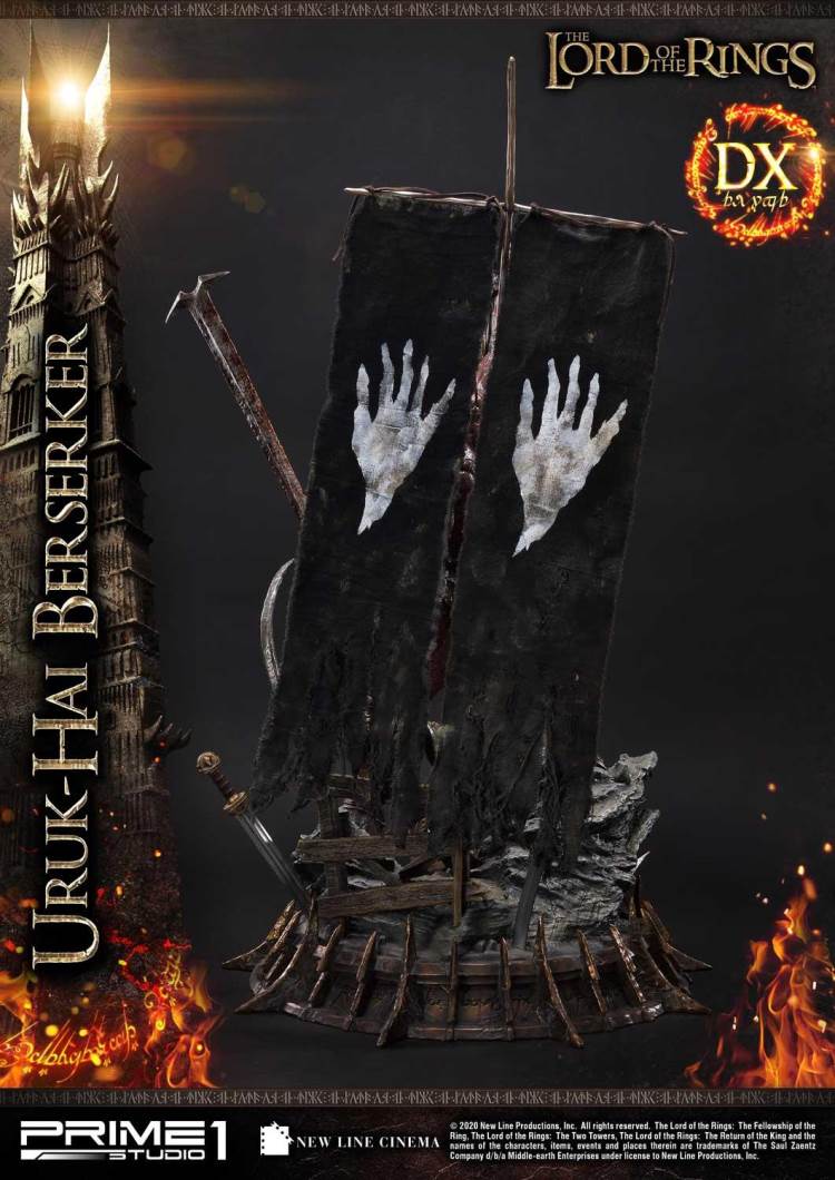 The Lord of the Rings: The Two Tower Uruk-Hai Berserker Deluxe Version