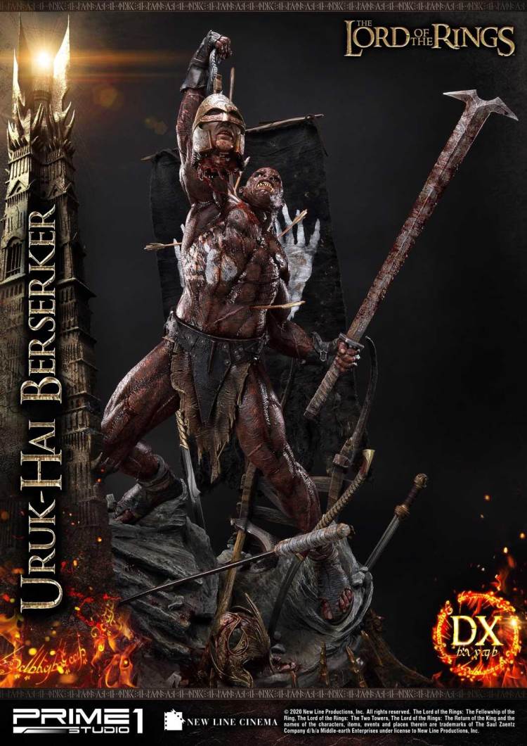 The Lord of the Rings: The Two Tower Uruk-Hai Berserker Deluxe Version