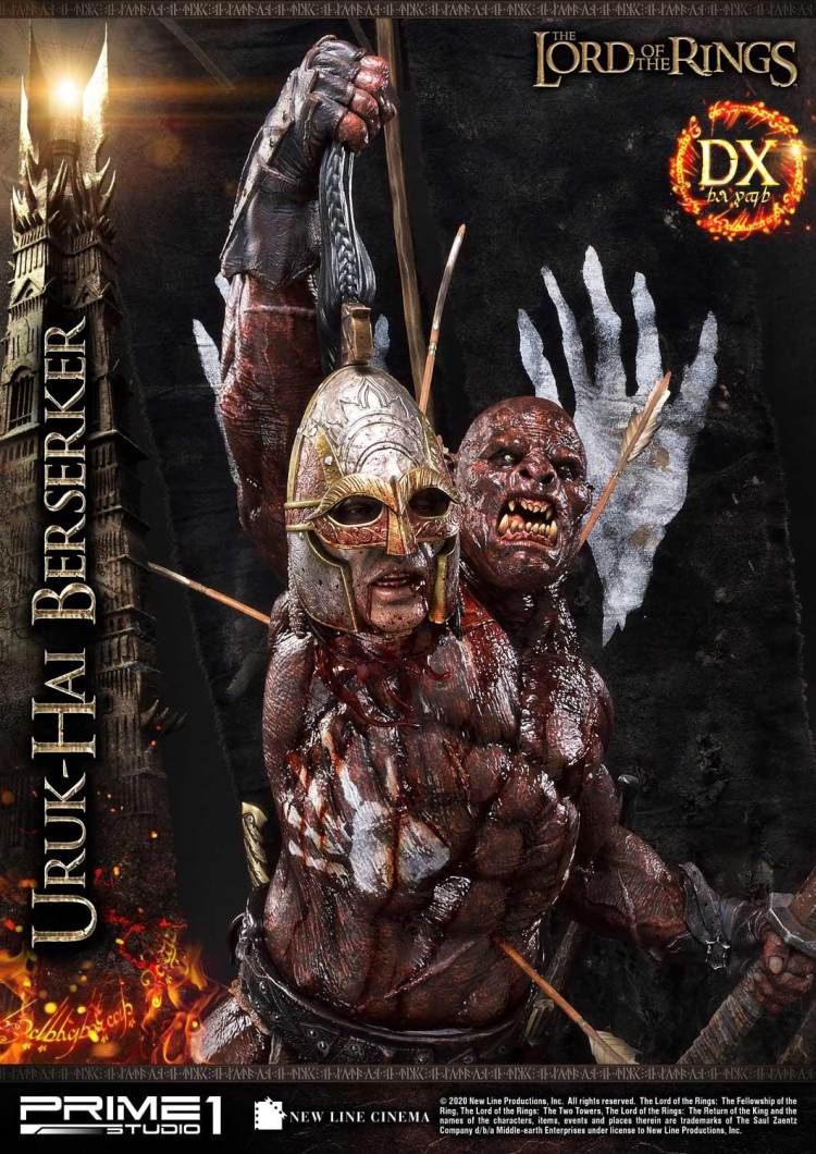 The Lord of the Rings: The Two Tower Uruk-Hai Berserker Deluxe Version