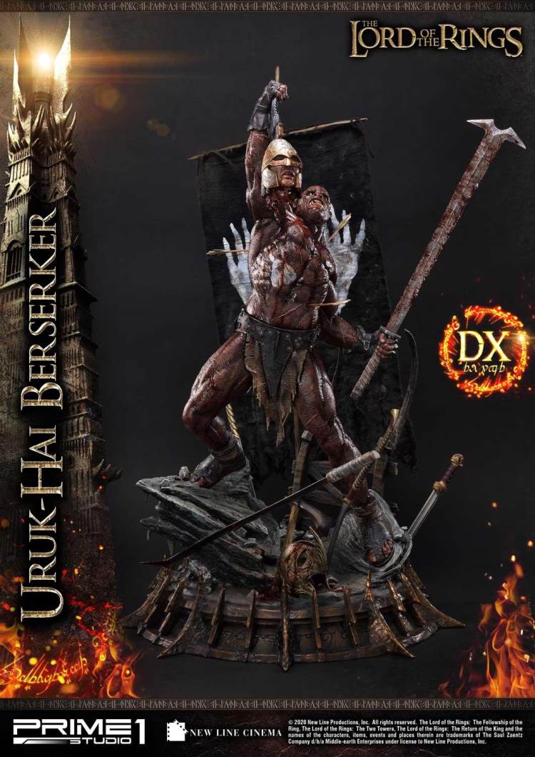 The Lord of the Rings: The Two Tower Uruk-Hai Berserker Deluxe Version