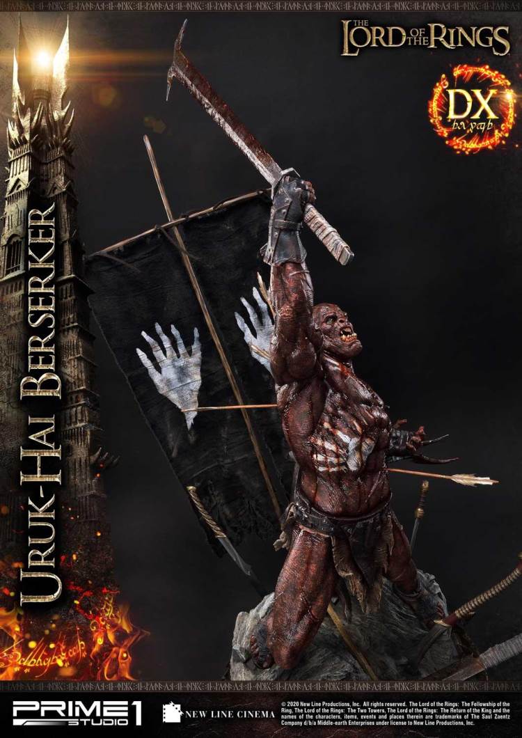 The Lord of the Rings: The Two Tower Uruk-Hai Berserker Deluxe Version