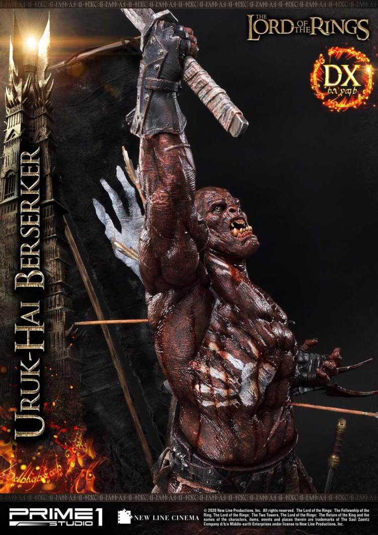 The Lord of the Rings: The Two Tower Uruk-Hai Berserker Deluxe Version