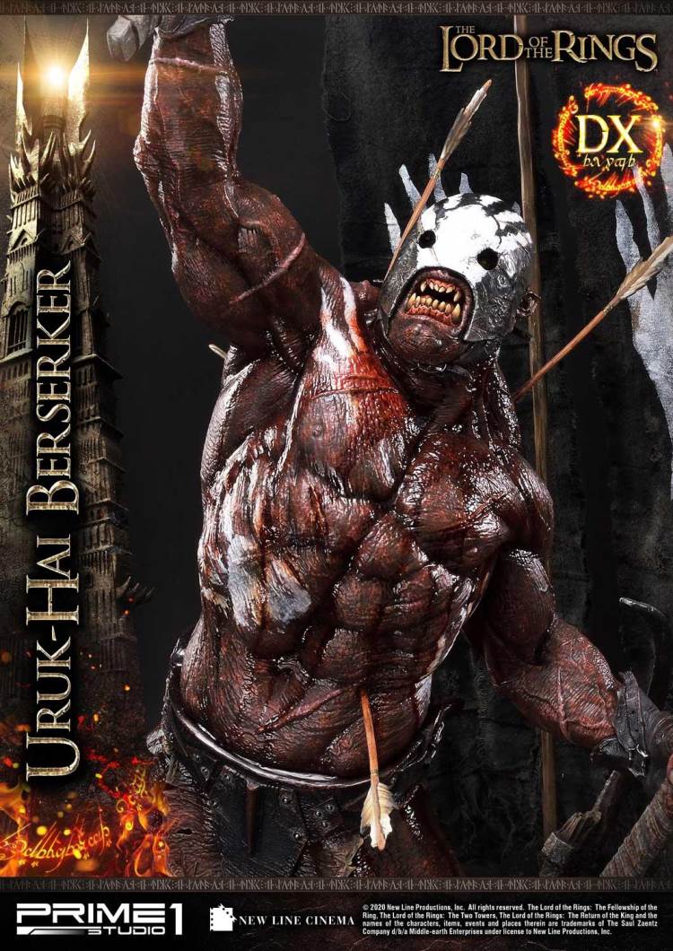 The Lord of the Rings: The Two Tower Uruk-Hai Berserker Deluxe Version