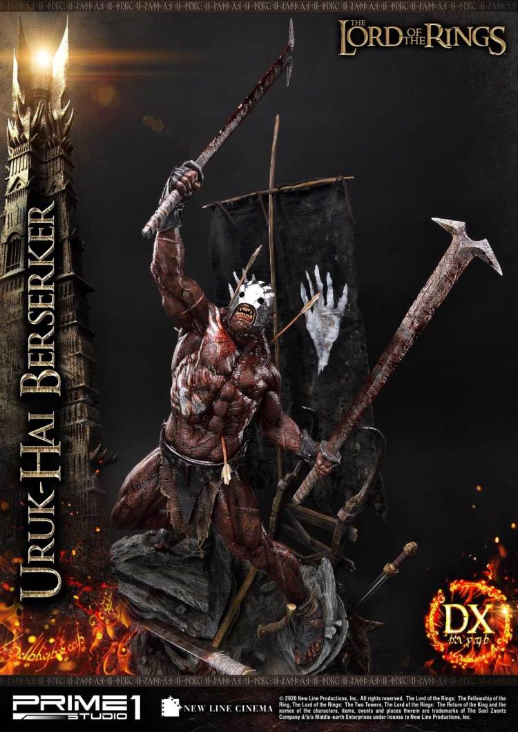 The Lord of the Rings: The Two Tower Uruk-Hai Berserker Deluxe Version