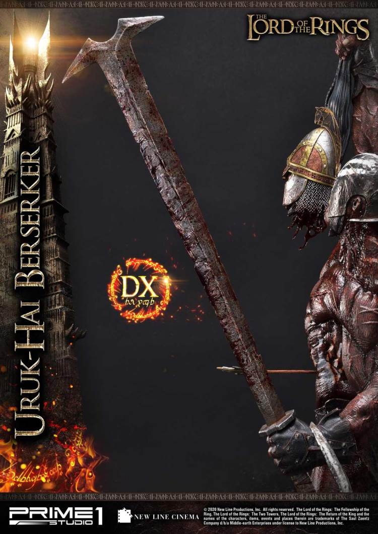 The Lord of the Rings: The Two Tower Uruk-Hai Berserker Deluxe Version