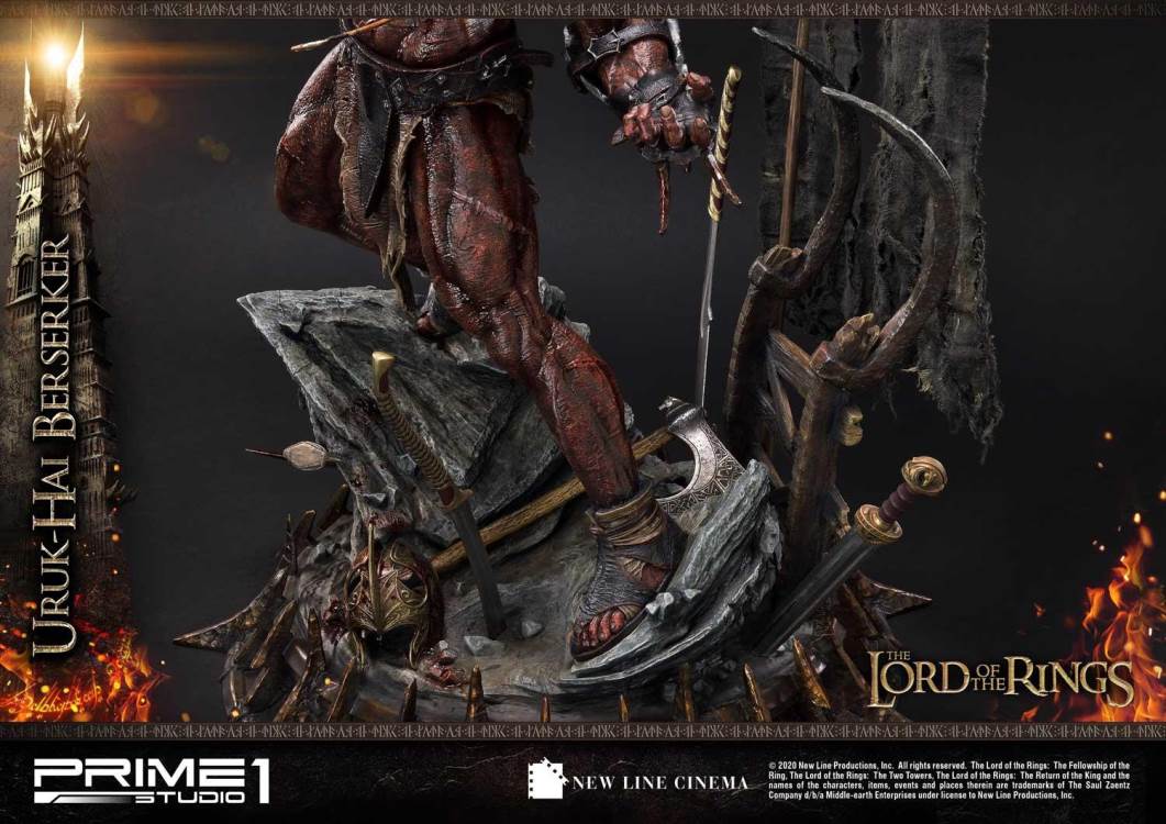 The Lord of the Rings: The Two Tower Uruk-Hai Berserker Deluxe Version